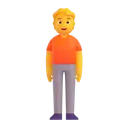 Person standing 3D animated emoji