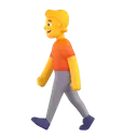 Person walking 3D animated emoji