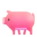 Pig 3D animated emoji