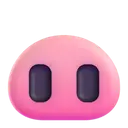 Pig nose 3D animated emoji