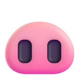 Pig nose animated emoji