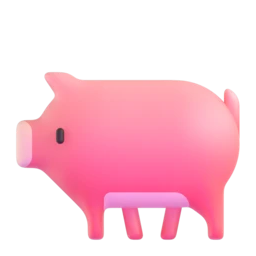 Pig animated emoji