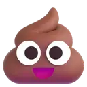 Pile of poo 3D animated emoji
