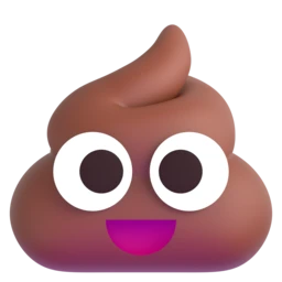Pile of poo animated emoji