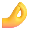 Pinched fingers 3D animated emoji