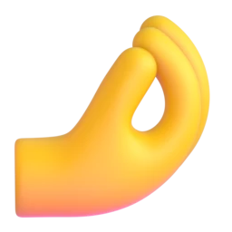 Pinched fingers animated emoji