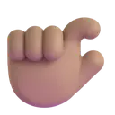 Pinching hand: medium skin tone 3D animated emoji