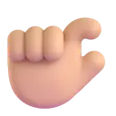 Pinching hand: medium-light skin tone 3D animated emoji