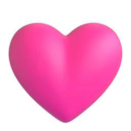 Pink heart animated emoji