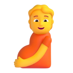 Pregnant person animated emoji