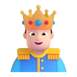 Prince: light skin tone animated emoji
