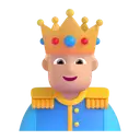Prince: medium-light skin tone 3D animated emoji