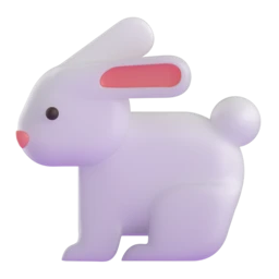 Rabbit animated emoji