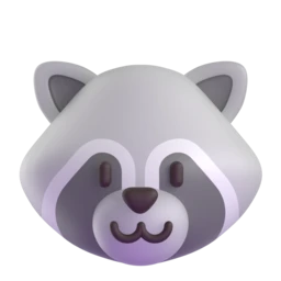 Raccoon animated emoji