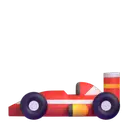 Racing car 3D animated emoji
