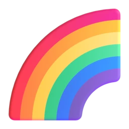 Rainbow animated emoji