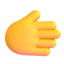 Rightwards hand 3D animated emoji