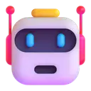 Robot 3D animated emoji