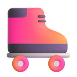 Roller skate animated emoji