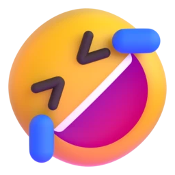 Rolling on the floor laughing animated emoji