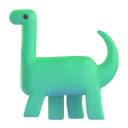 Sauropod 3D animated emoji