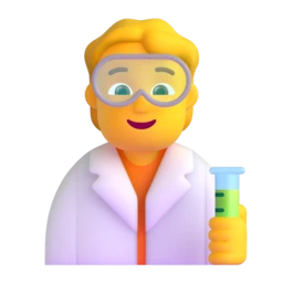 Scientist animated emoji
