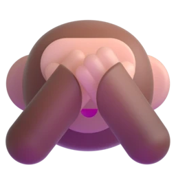See-no-evil monkey animated emoji