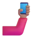 Selfie: medium skin tone 3D animated emoji