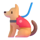 Service dog 3D animated emoji