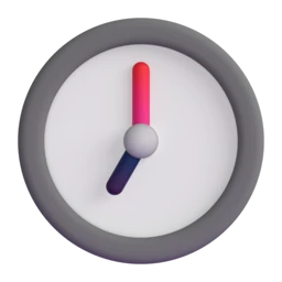 Seven o’clock animated emoji
