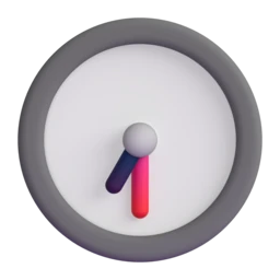 Seven-thirty animated emoji