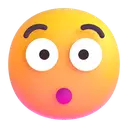 Shaking face 3D animated emoji