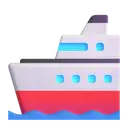 Ship 3D animated emoji