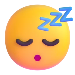 Sleeping face animated emoji