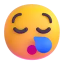 Sleepy face 3D animated emoji