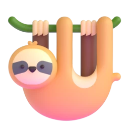 Sloth animated emoji
