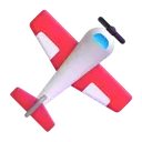 Small airplane 3D animated emoji