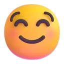 Smiling face 3D animated emoji