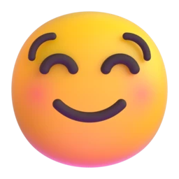 Smiling face animated emoji