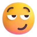Smirking face 3D animated emoji