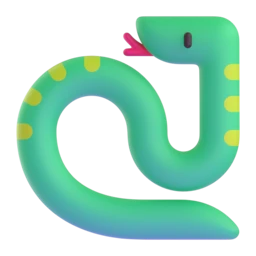Snake animated emoji