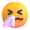 Sneezing face 3D animated emoji