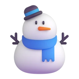Snowman without snow animated emoji