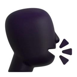 Speaking head animated emoji
