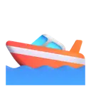 Speedboat 3D animated emoji