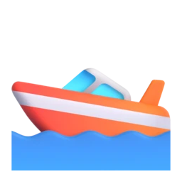 Speedboat animated emoji