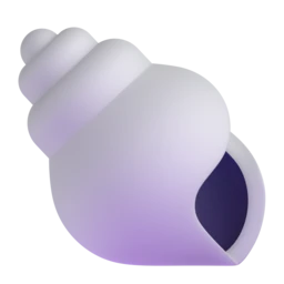 Spiral shell animated emoji