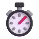 Stopwatch 3D animated emoji