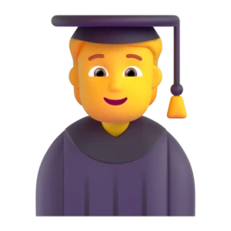 Student animated emoji