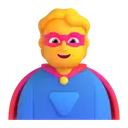 Superhero 3D animated emoji